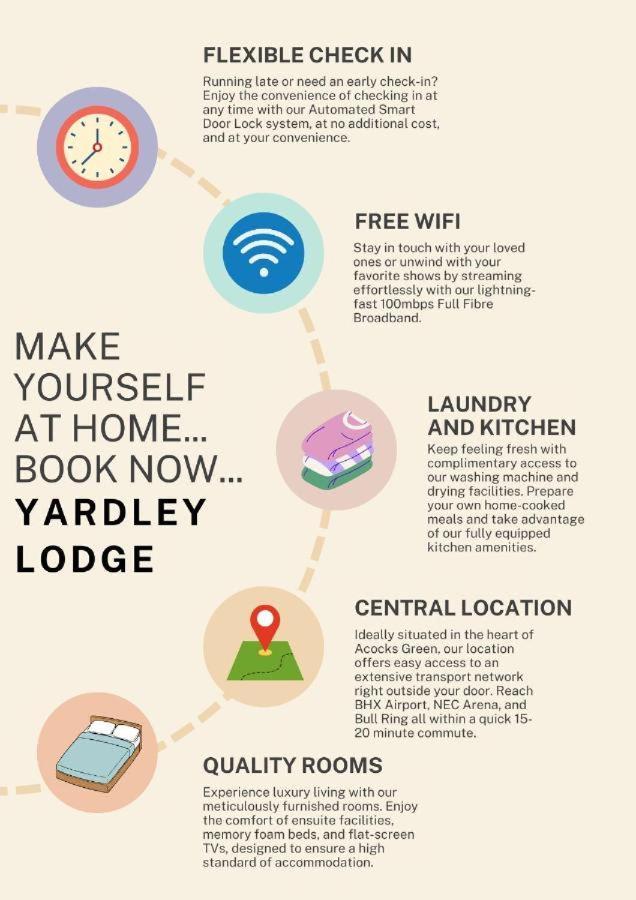 Yardley Lodge Birmingham Esterno foto